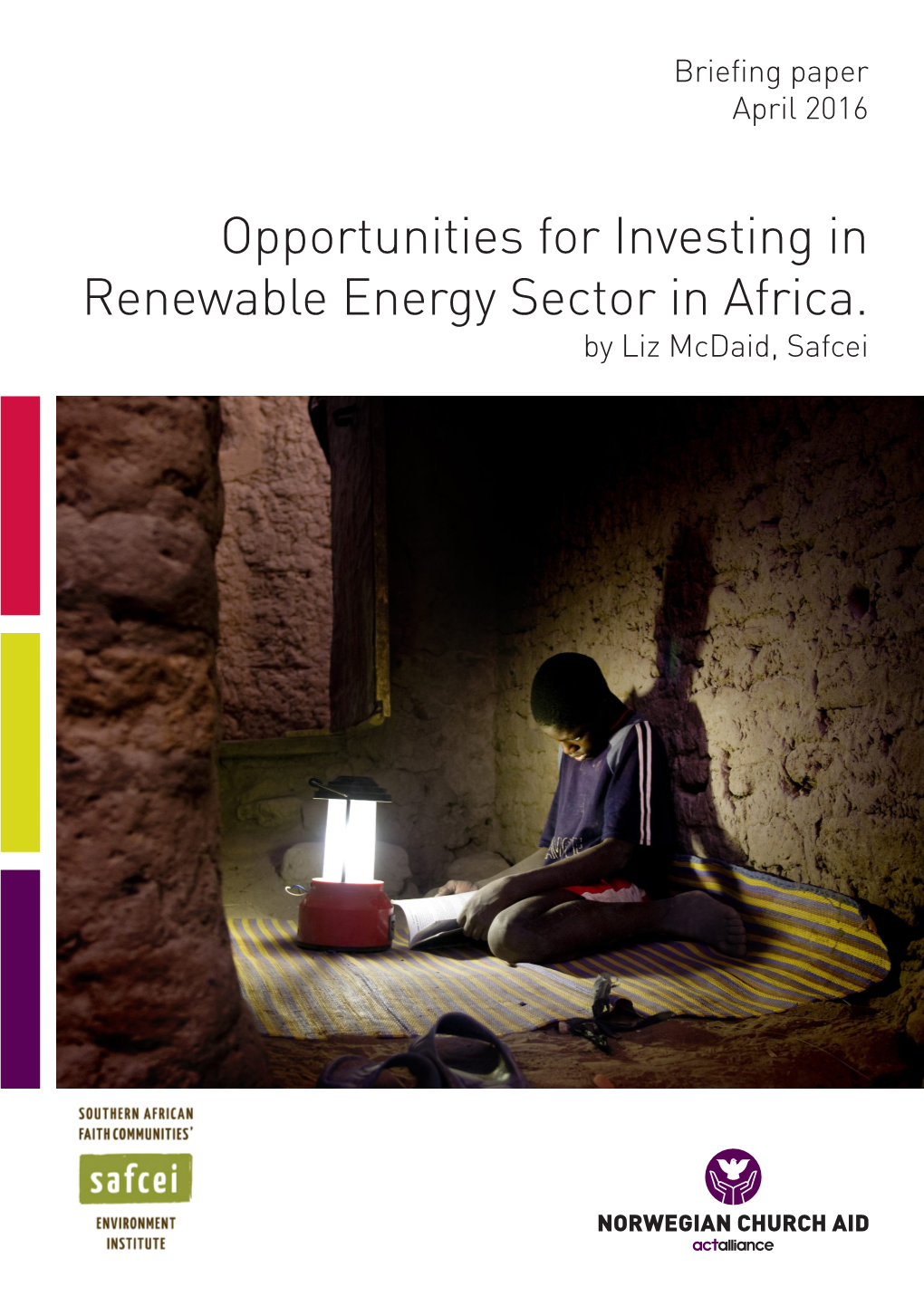 Briefing Paper 2016 Opportunities for Investing in Renwable Energy