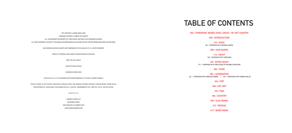 Table of Contents