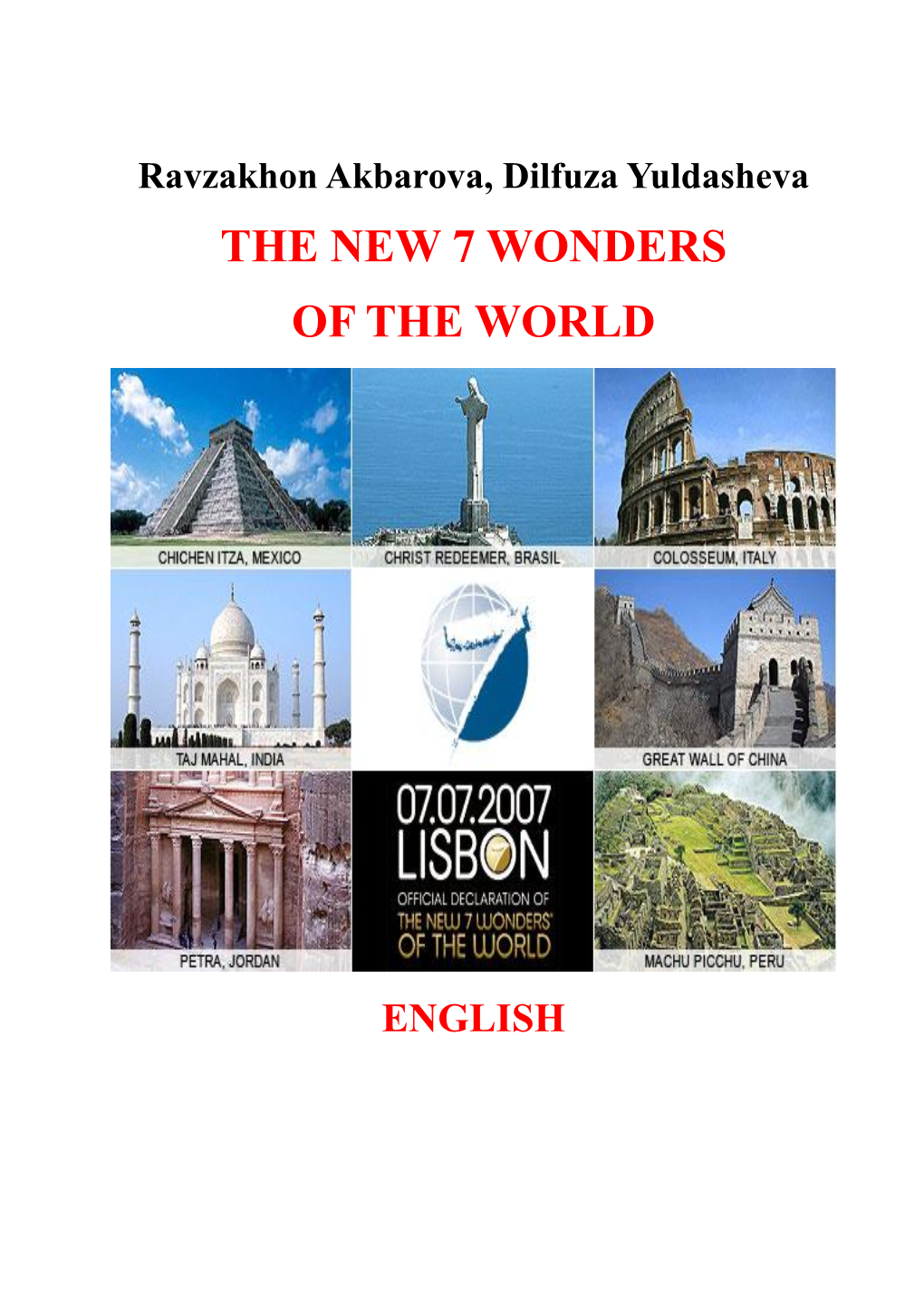 The New 7 Wonders of the World