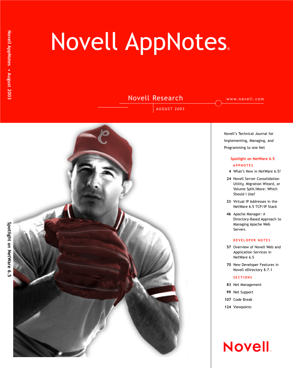 Novell Appnotes August 2003