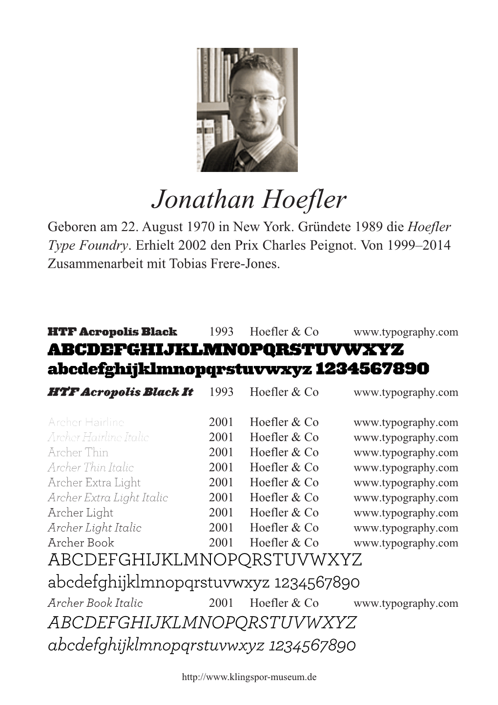 Jonathan Hoefler Geboren Am 22