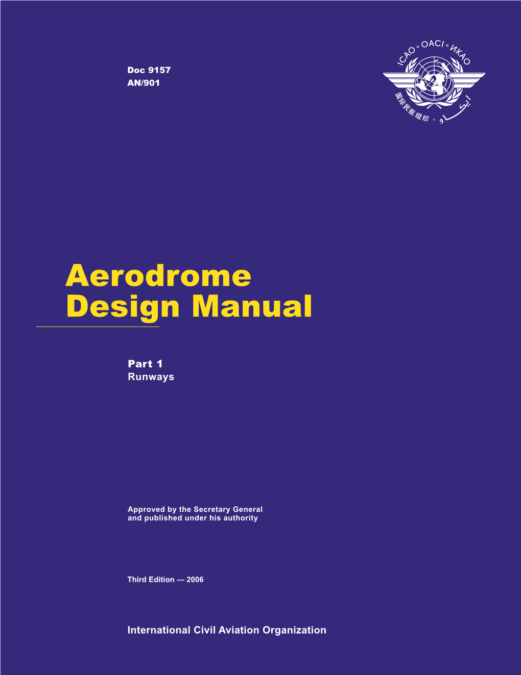 Aerodrome Design Manual