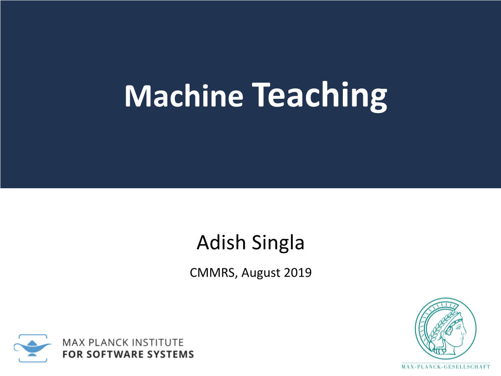 Learner’S Teacher ’S Model Algorithm