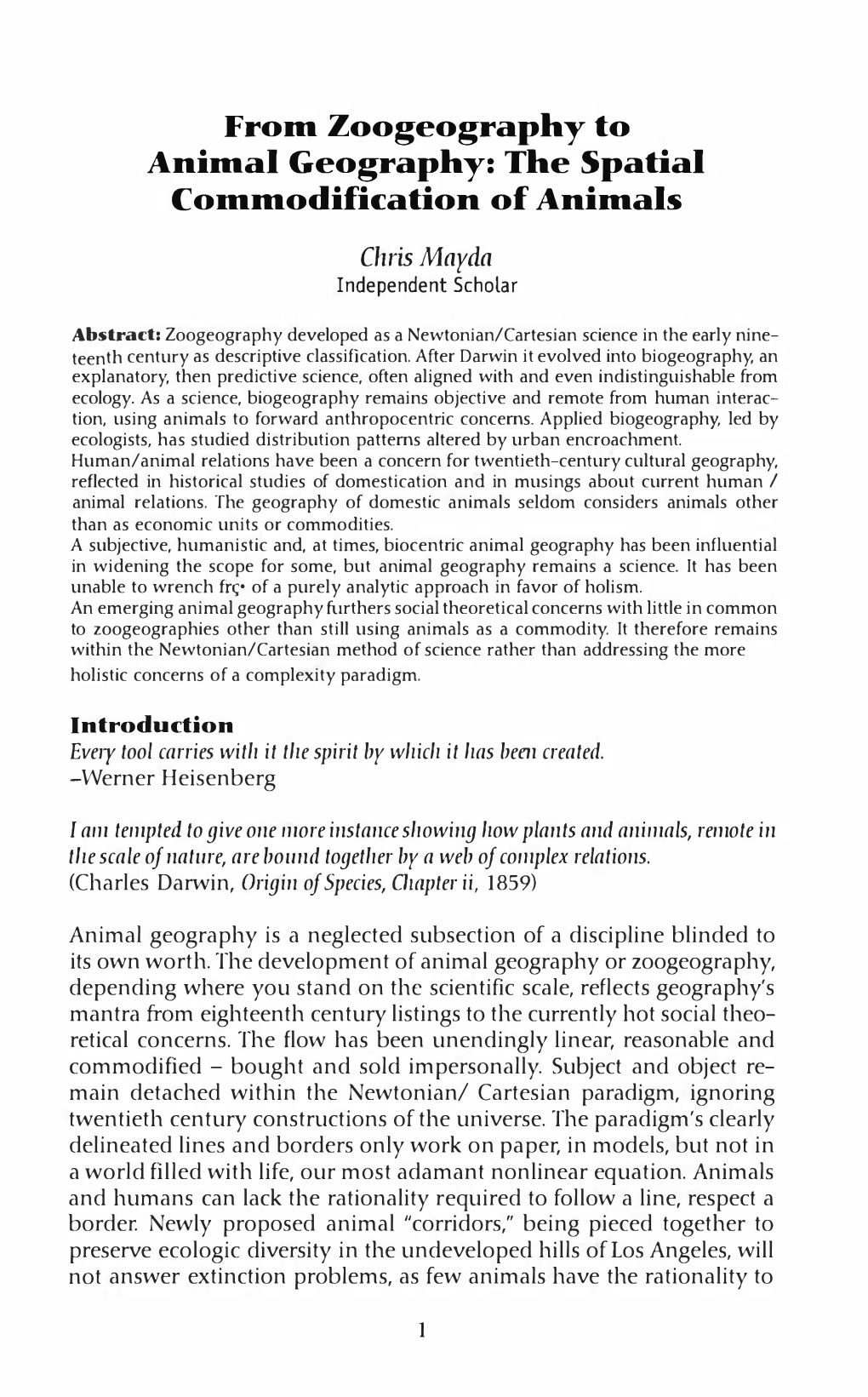 Fro111.Zoogeography to Ani111.Al Geography