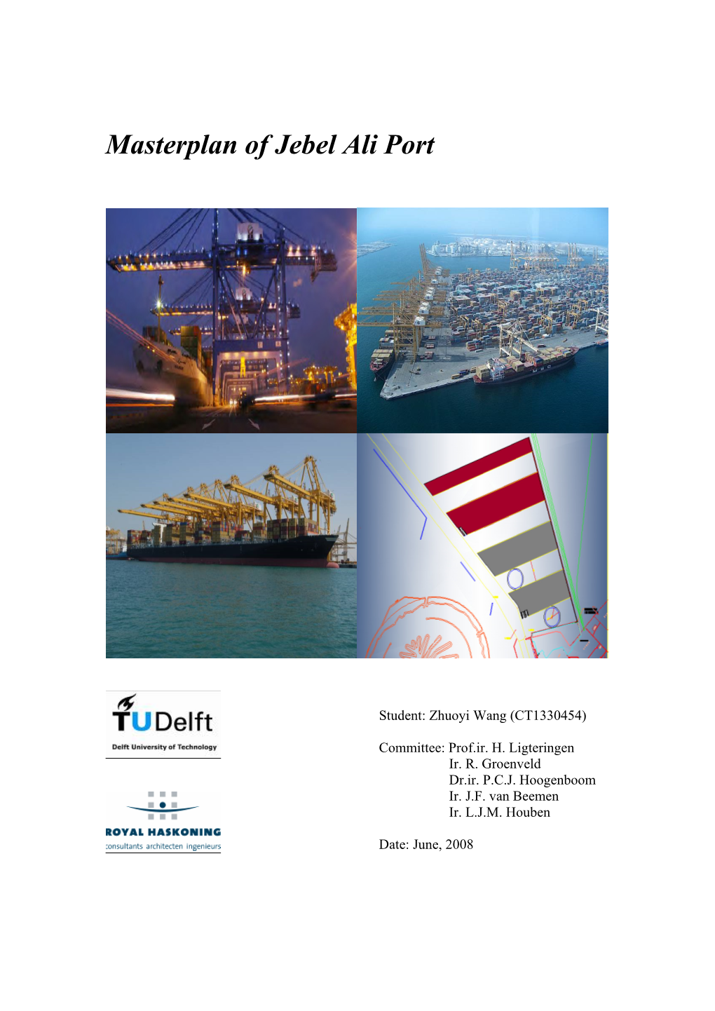 Masterplan of Jebel Ali Port