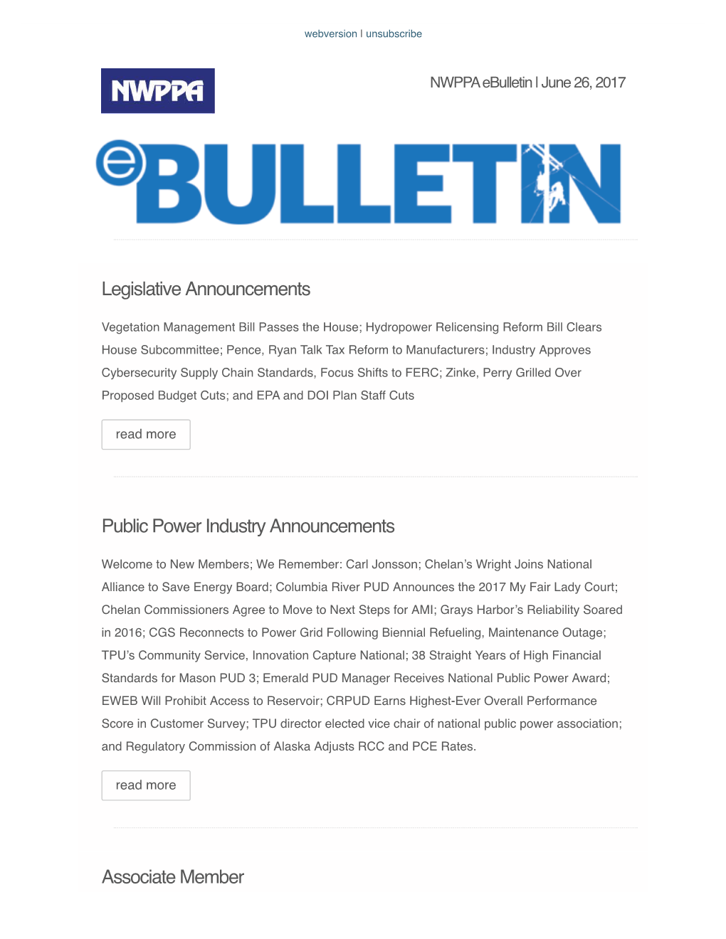 NWPPA Ebulletin | June 26, 2017