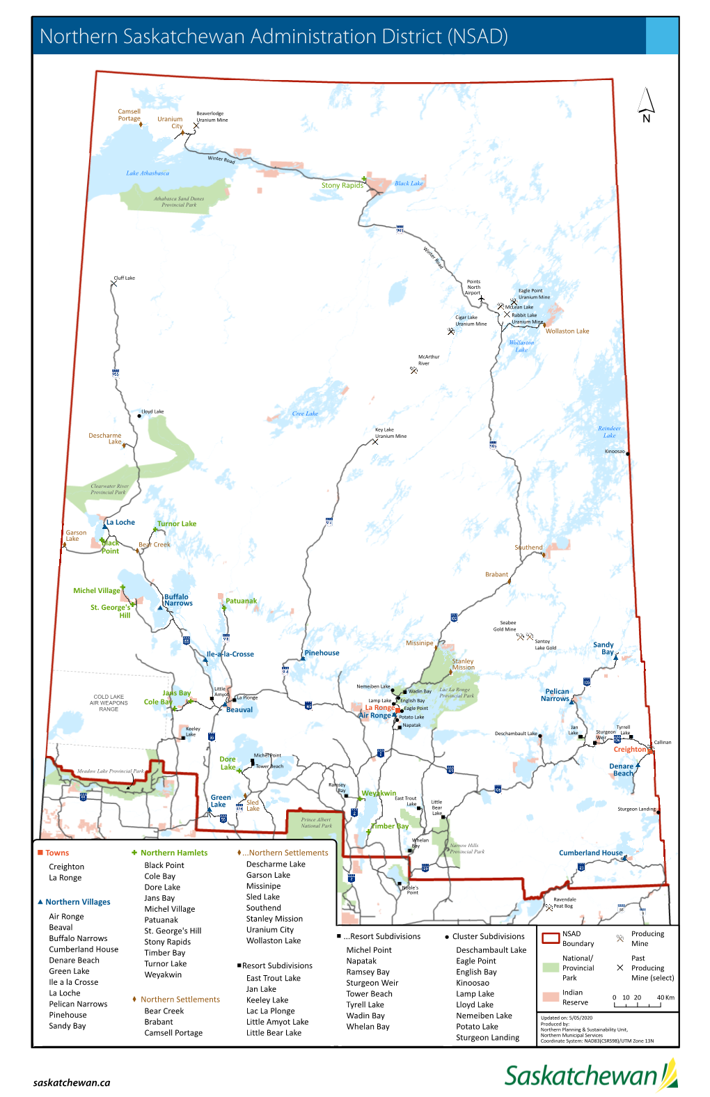 Northern Saskatchewan Administration District (NSAD)