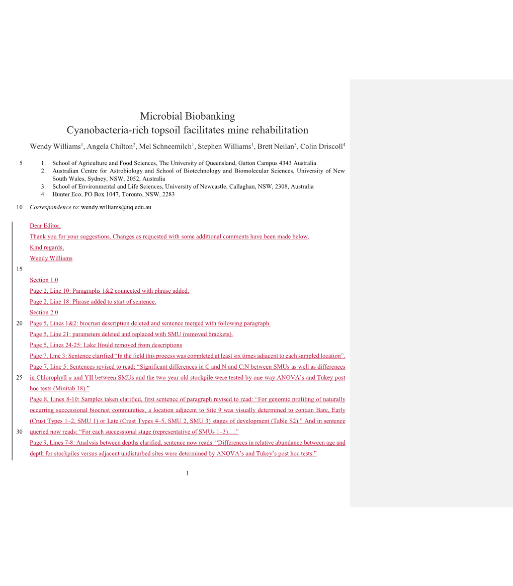 Microbial Biobanking Cyanobacteria