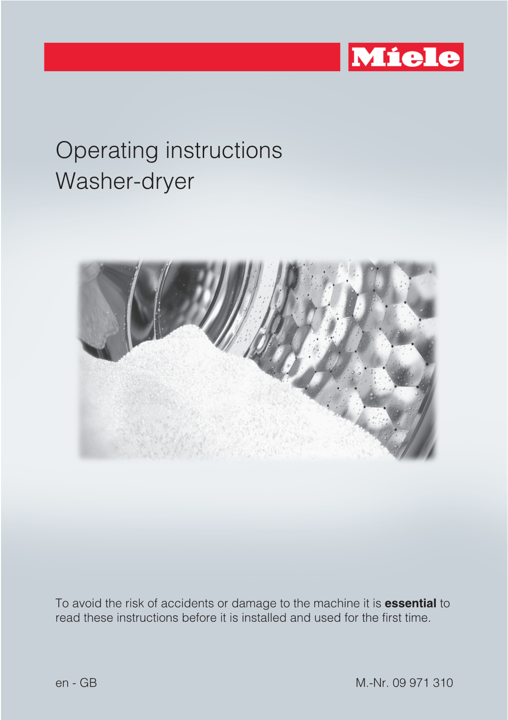 Operating Instructions Washer-Dryer