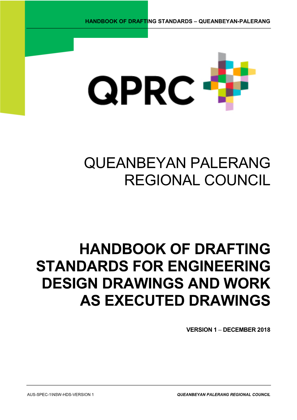 Handbook of Drafting Standards Development Design Specifications