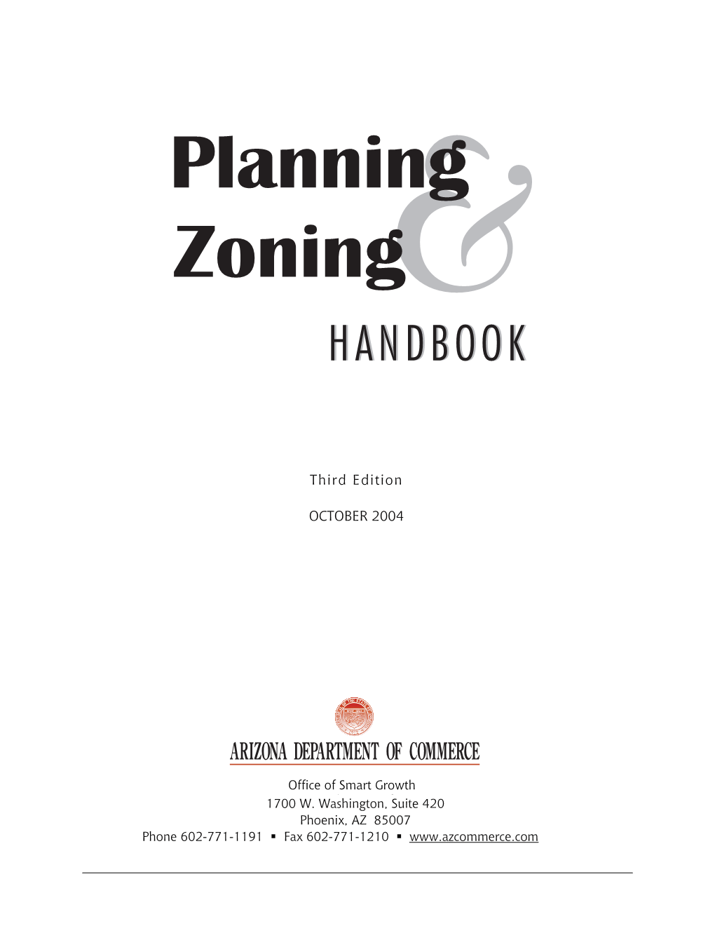 Planning and Zoning Handbook