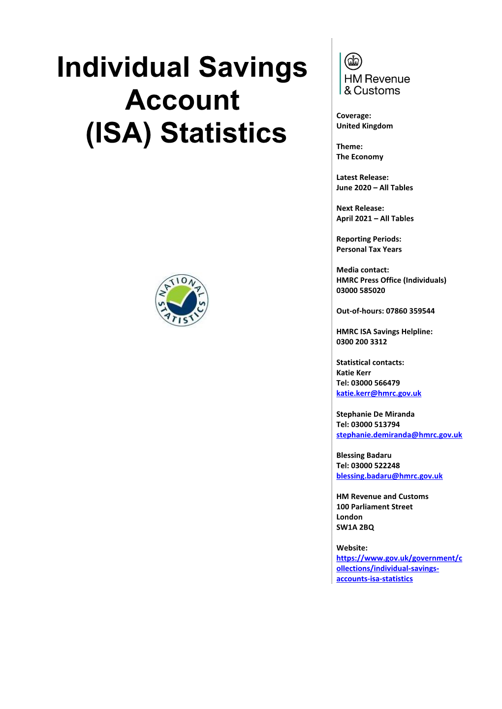 Income Tax Statistics and Distributions