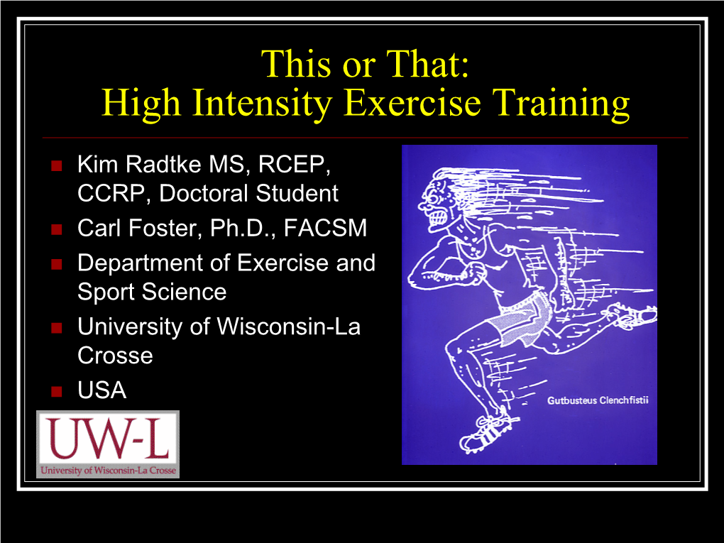 Perspectives on Correct Approaches to Training
