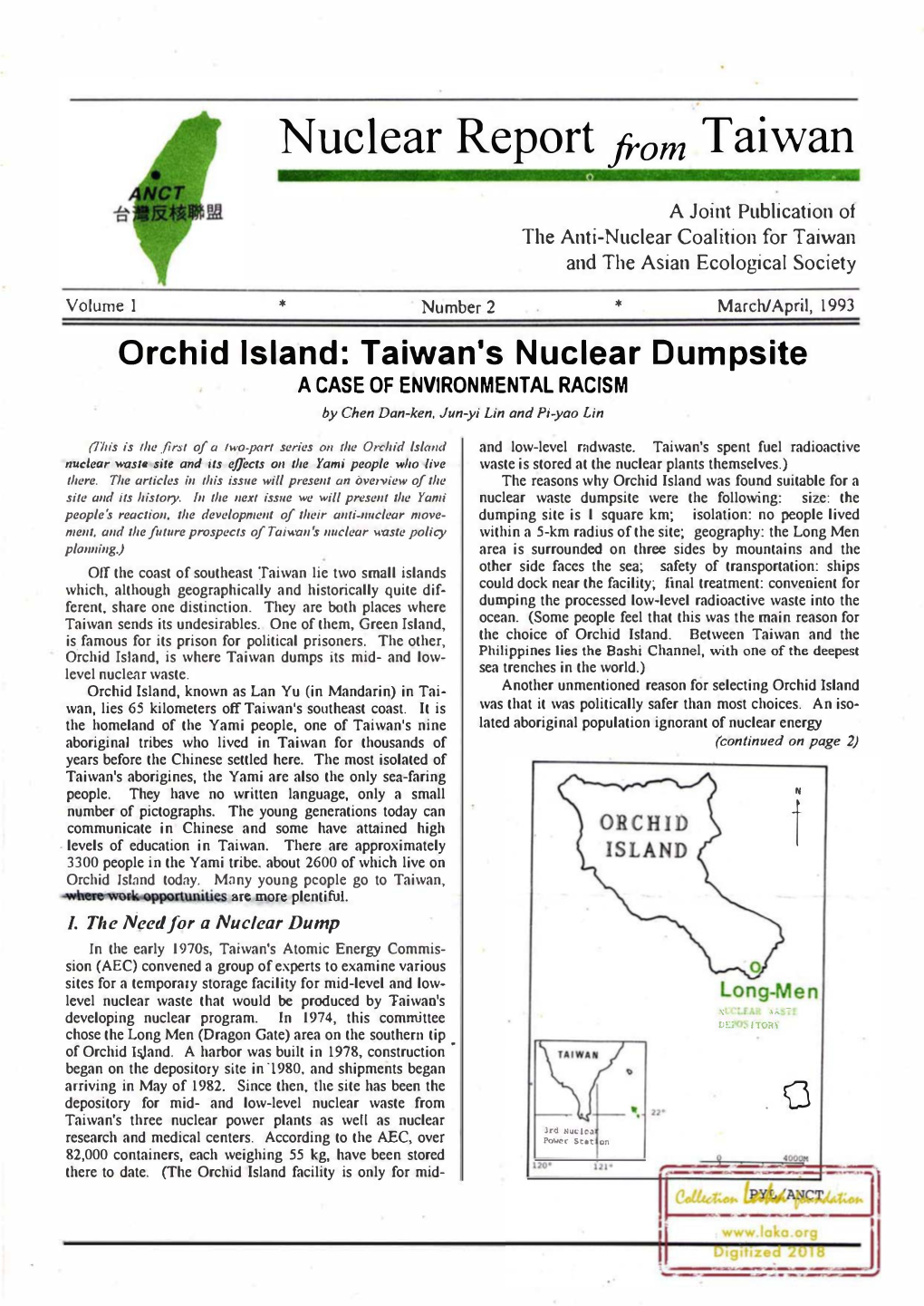 Nuclear Report from Taiwan .G