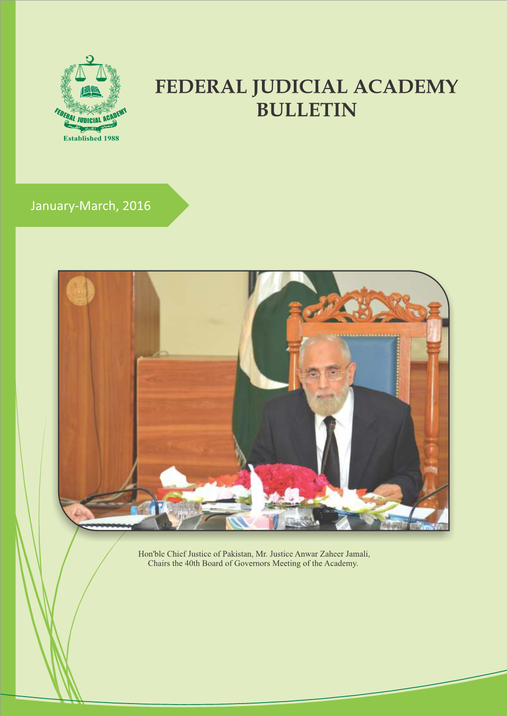 Federal Judicial Academy Bulletin