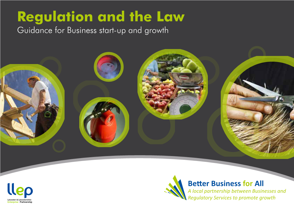Regulation and the Law Guidance for Business Start-Up and Growth