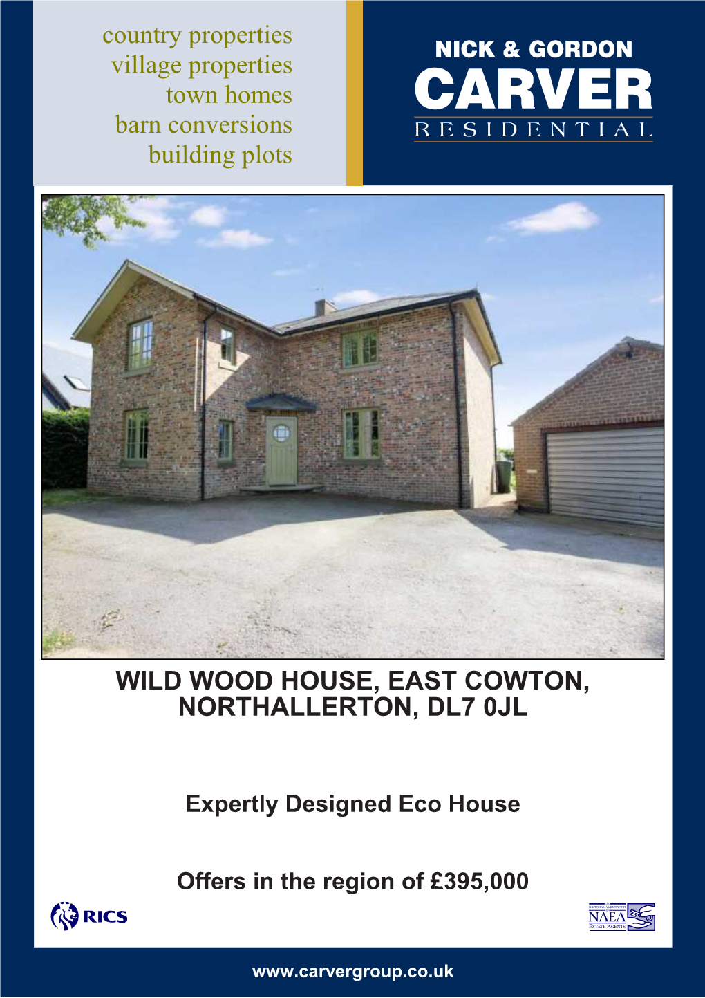 Wild Wood House, East Cowton, Northallerton, Dl7 0Jl