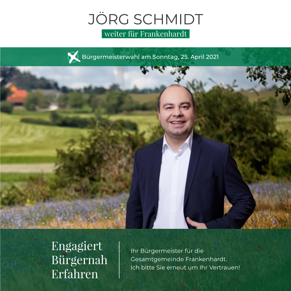 JÖRG SCHMIDT Weiter Für Frankenhardt