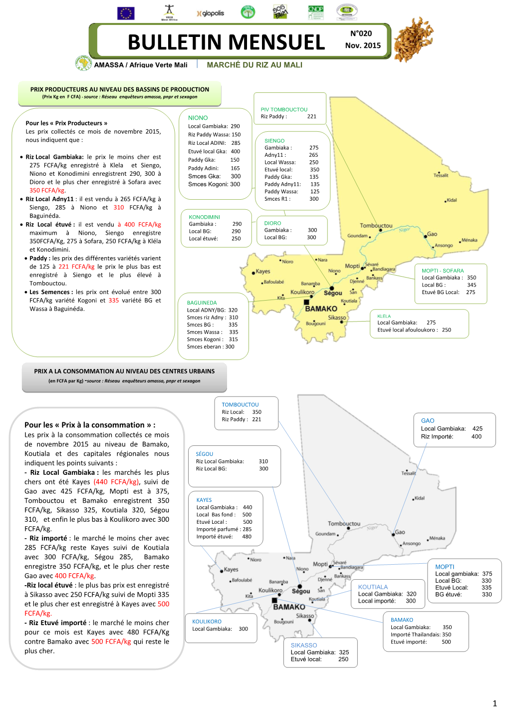 Bulletin Mensuel N°020