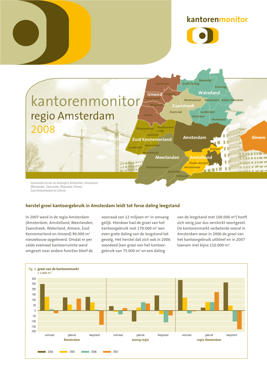 Kantorenmonitor Regio Amsterdam 2008