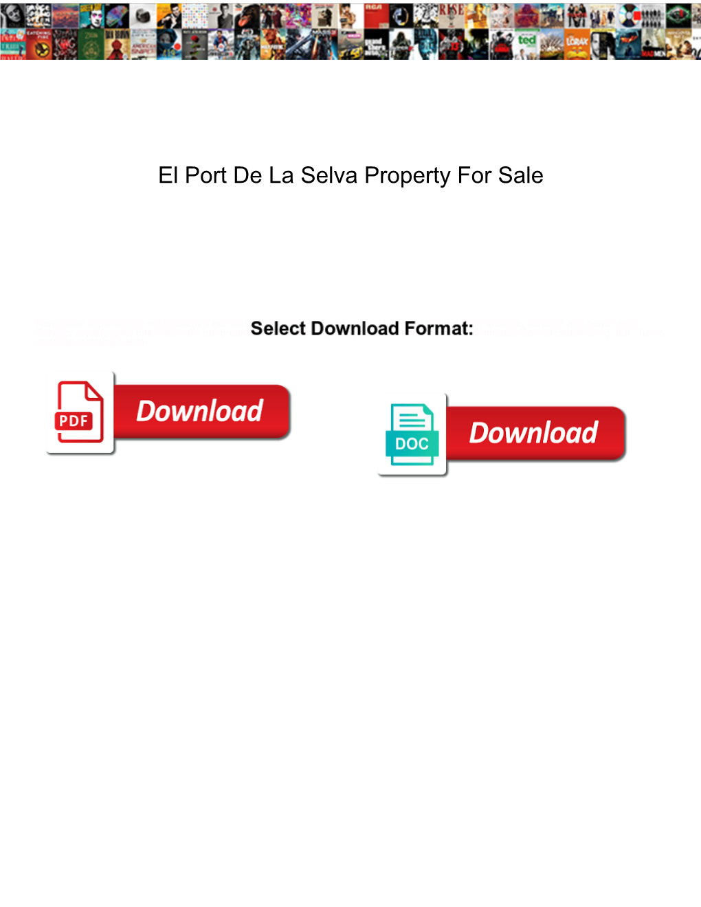 El Port De La Selva Property for Sale