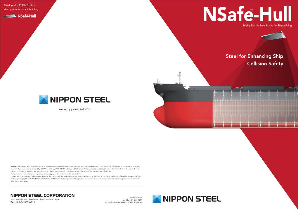 Steel for Enhancing Ship Collision Safety