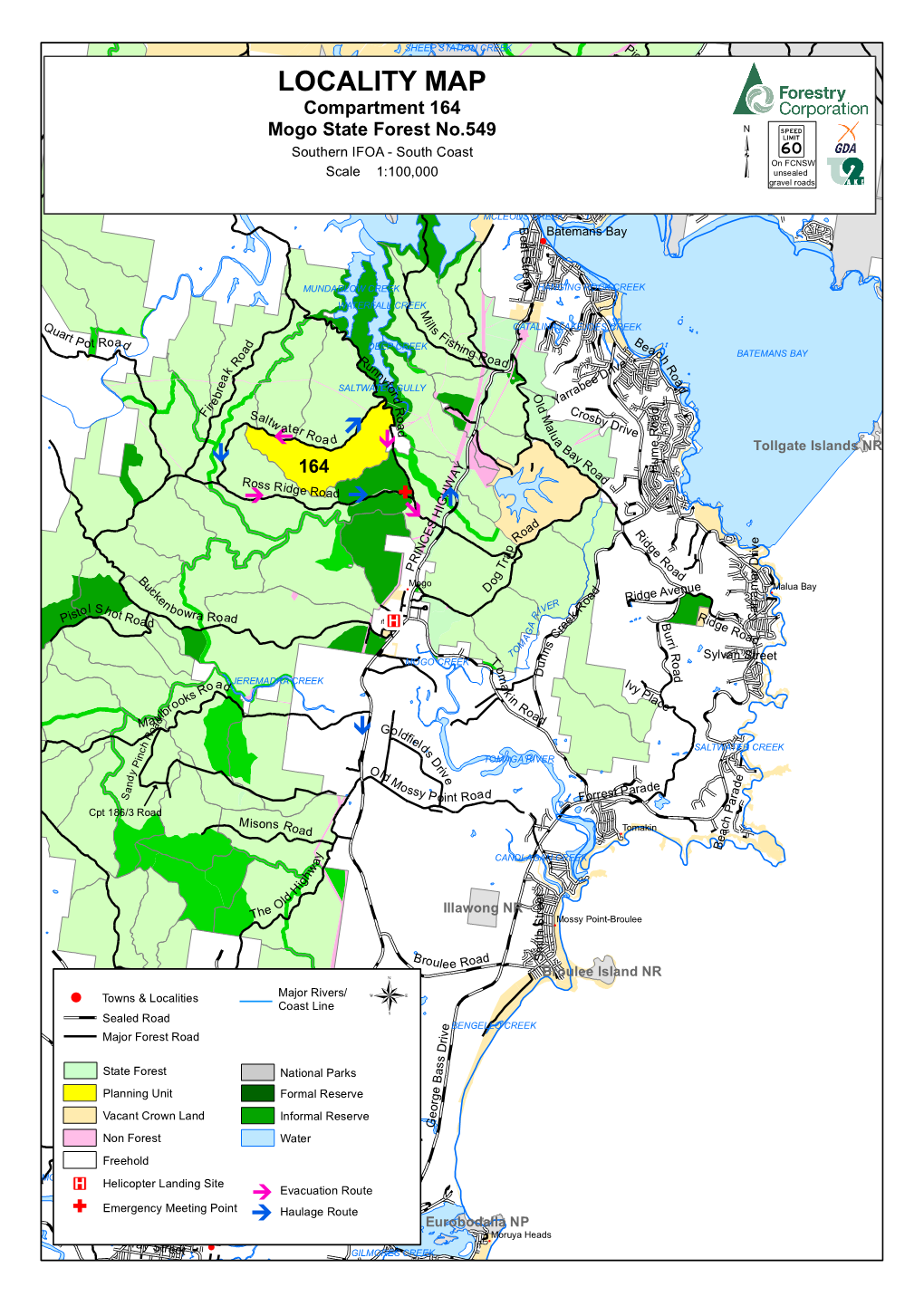 Mogo State Forest Compartment 164 Harvest Plan