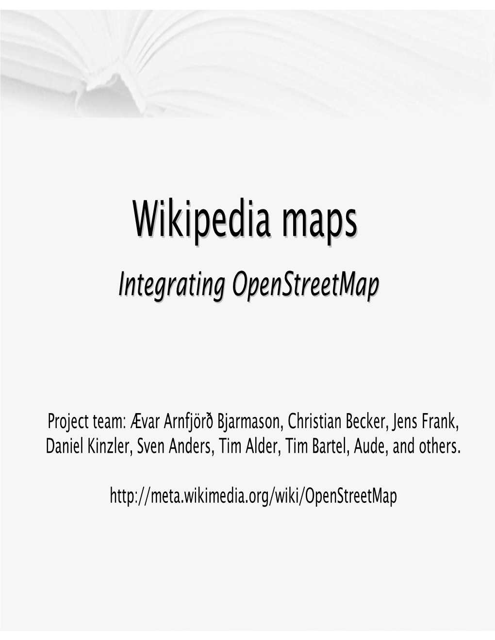 Wikipedia Mapsmaps Integratingintegrating Openstreetmapopenstreetmap
