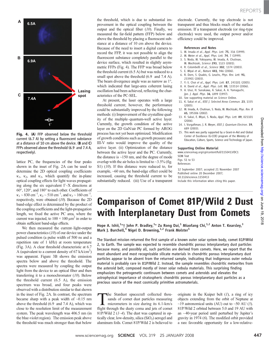 Comparison of Comet 81P/Wild 2 Dust with Interplanetary Dust from Comets Hope A