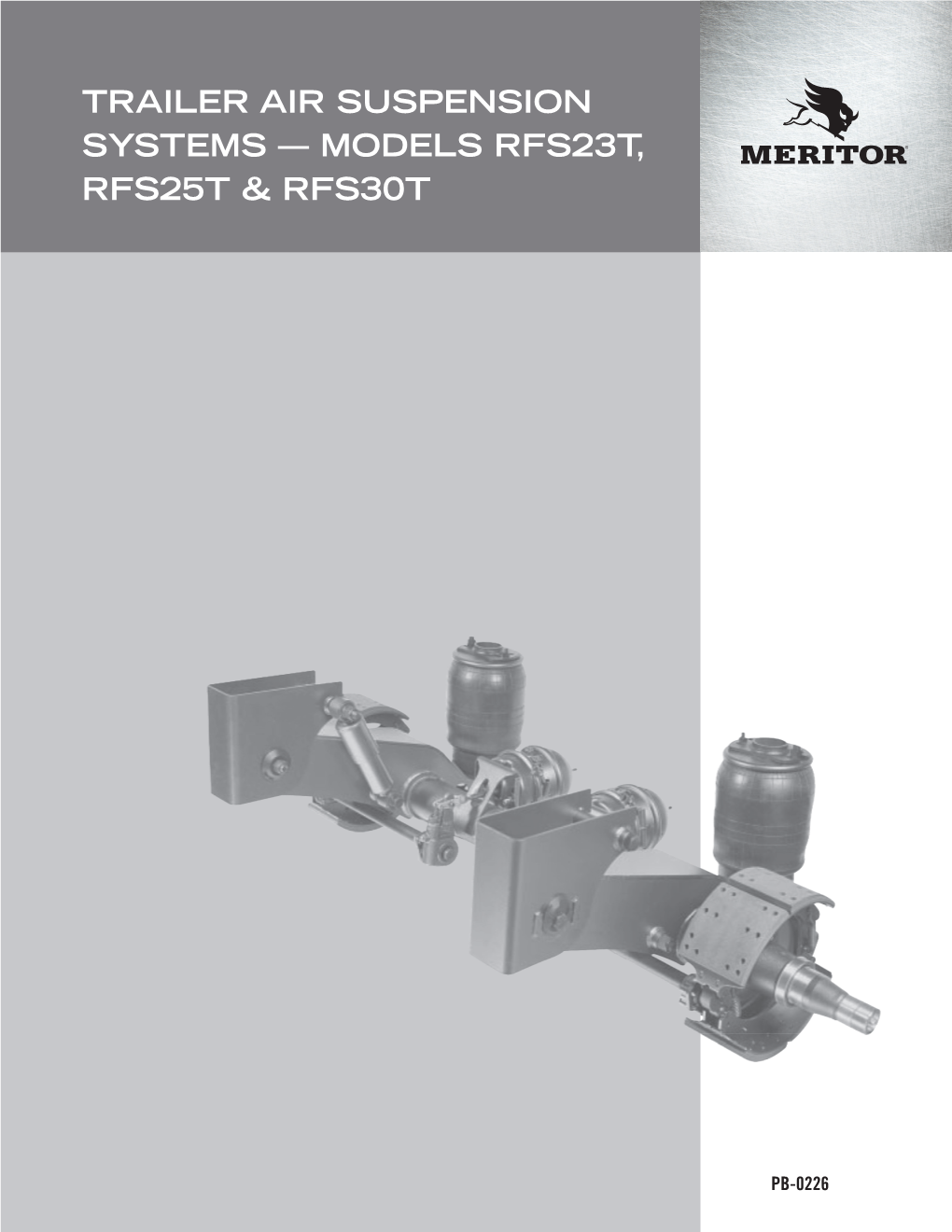 Trailer Air Suspension Systems — Models Rfs23t, Rfs25t & Rfs30t