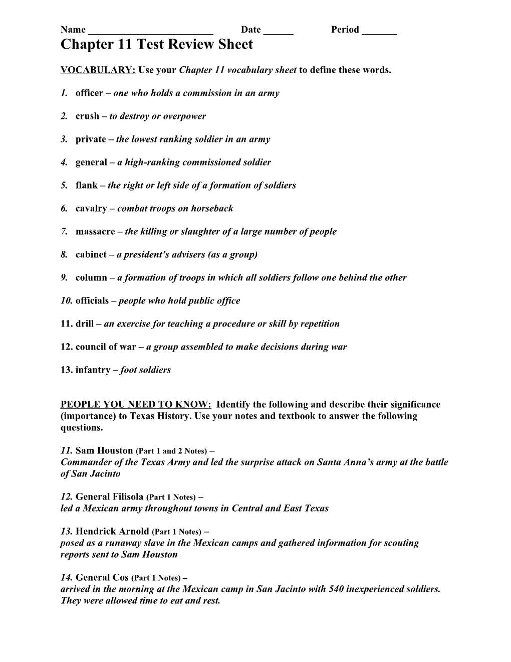 Geography Test Review-Chapters 1 and 2 s1