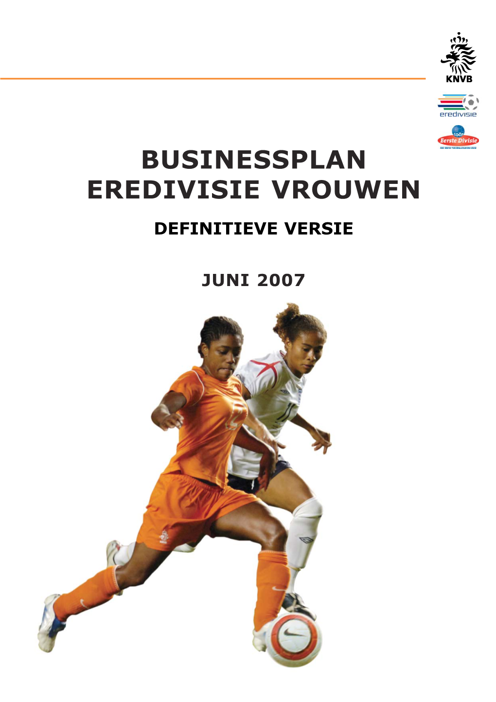 Businessplan Eredivisie Vrouwen