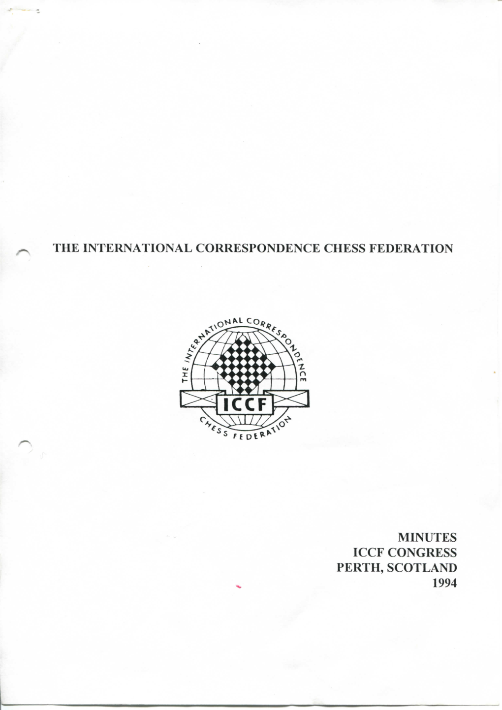 The International Correspondence Chess Federation