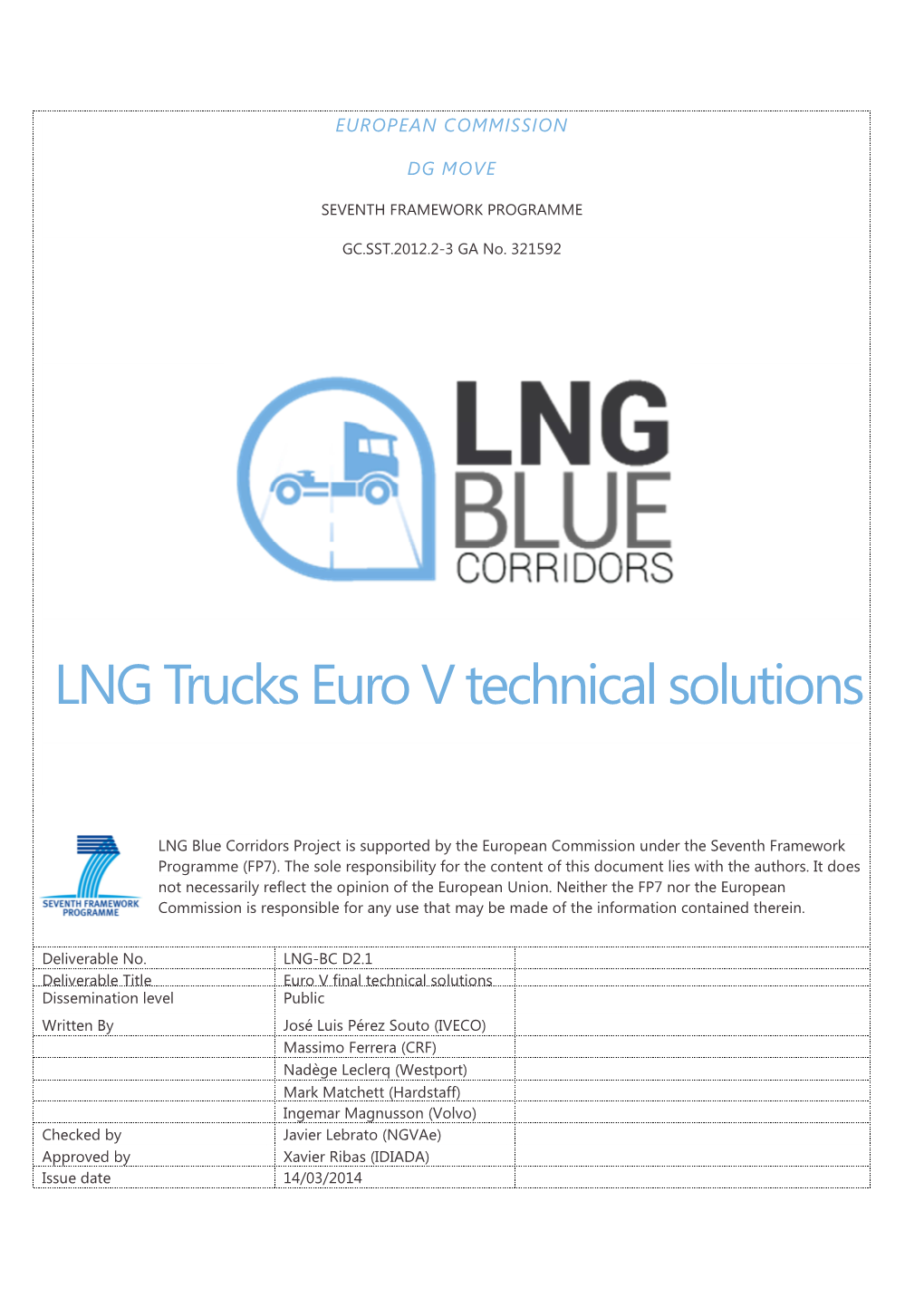 LNG Trucks Euro V Technical Solutions