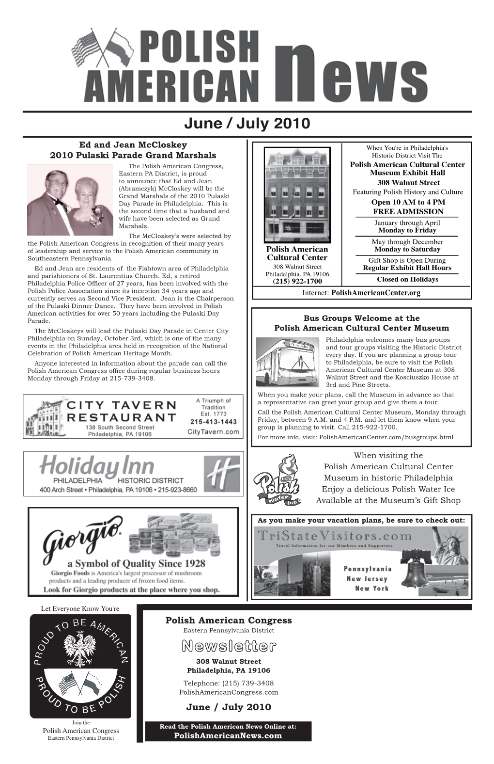 June / July 2010 Newsletter