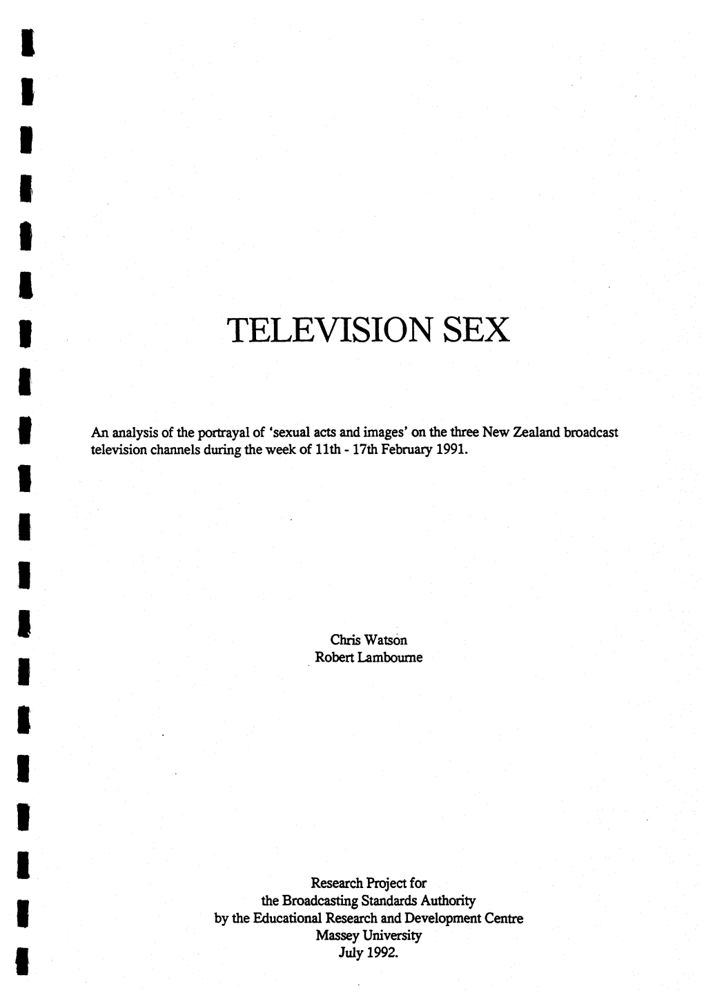 Television Sex