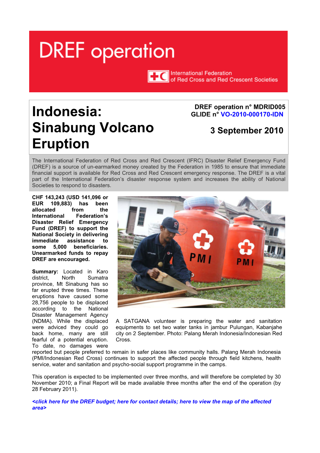 Indonesia: Sinabung Volcano Eruption