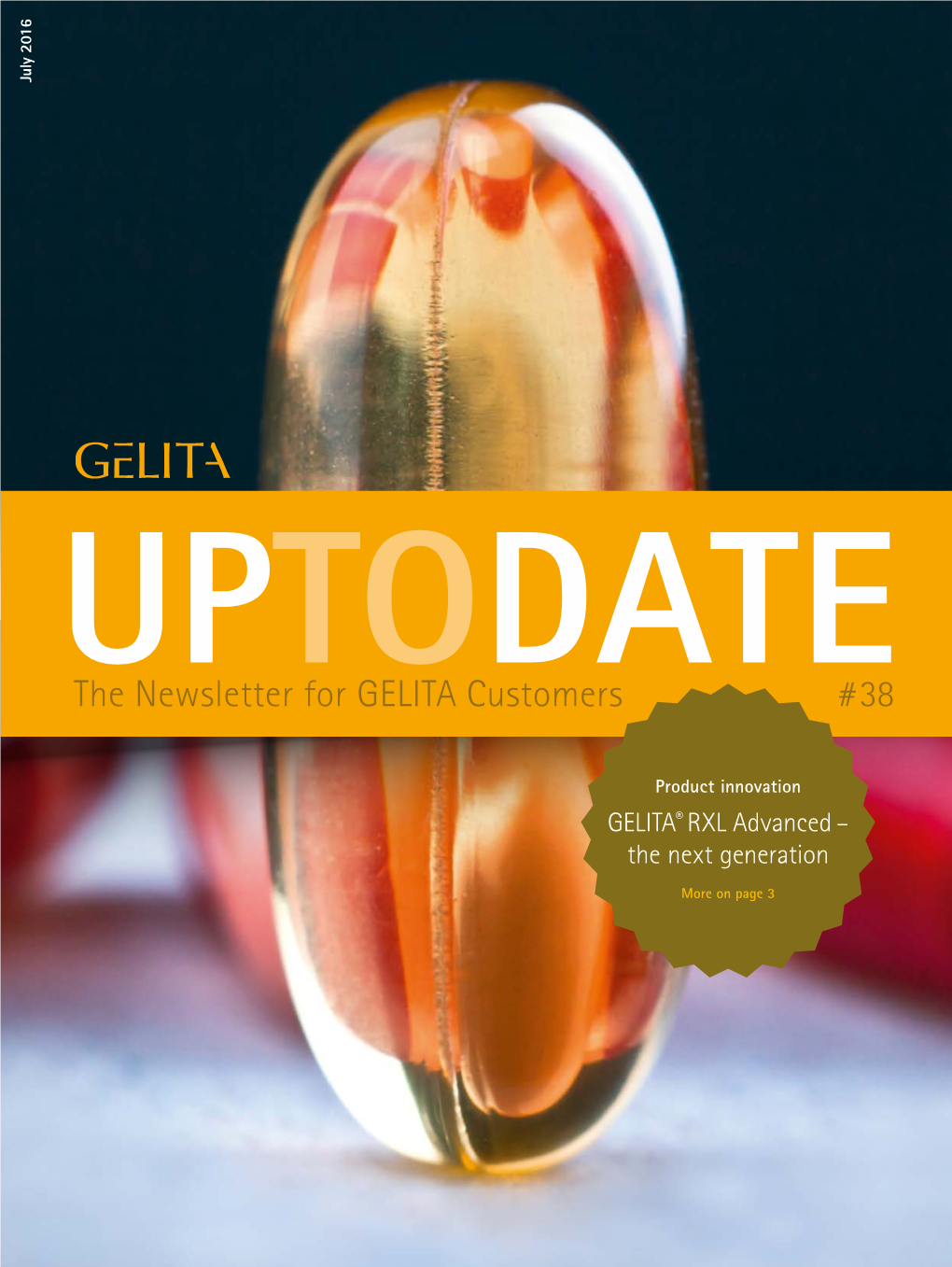 The Newsletter for GELITA Customers #38