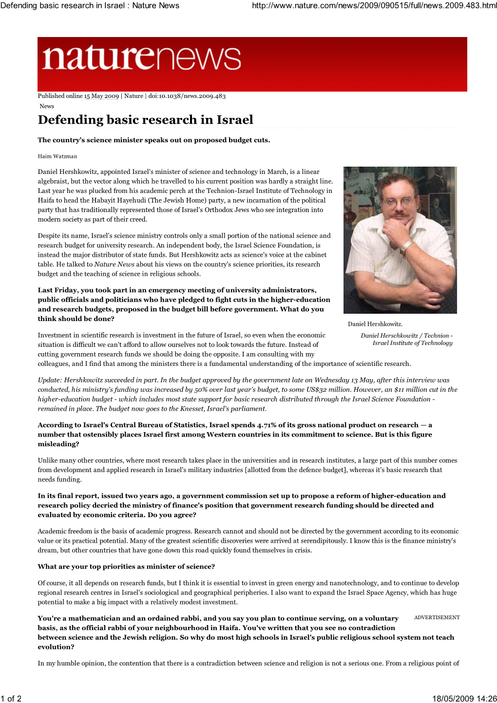 Defending Basic Research In