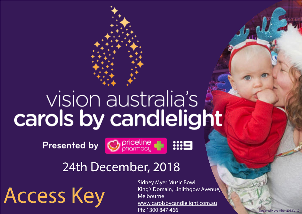 Carols by Candlelight Access