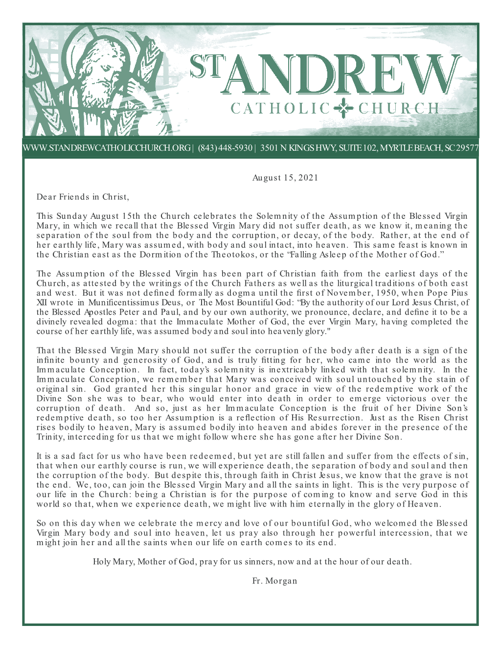 This Week in St Andrew