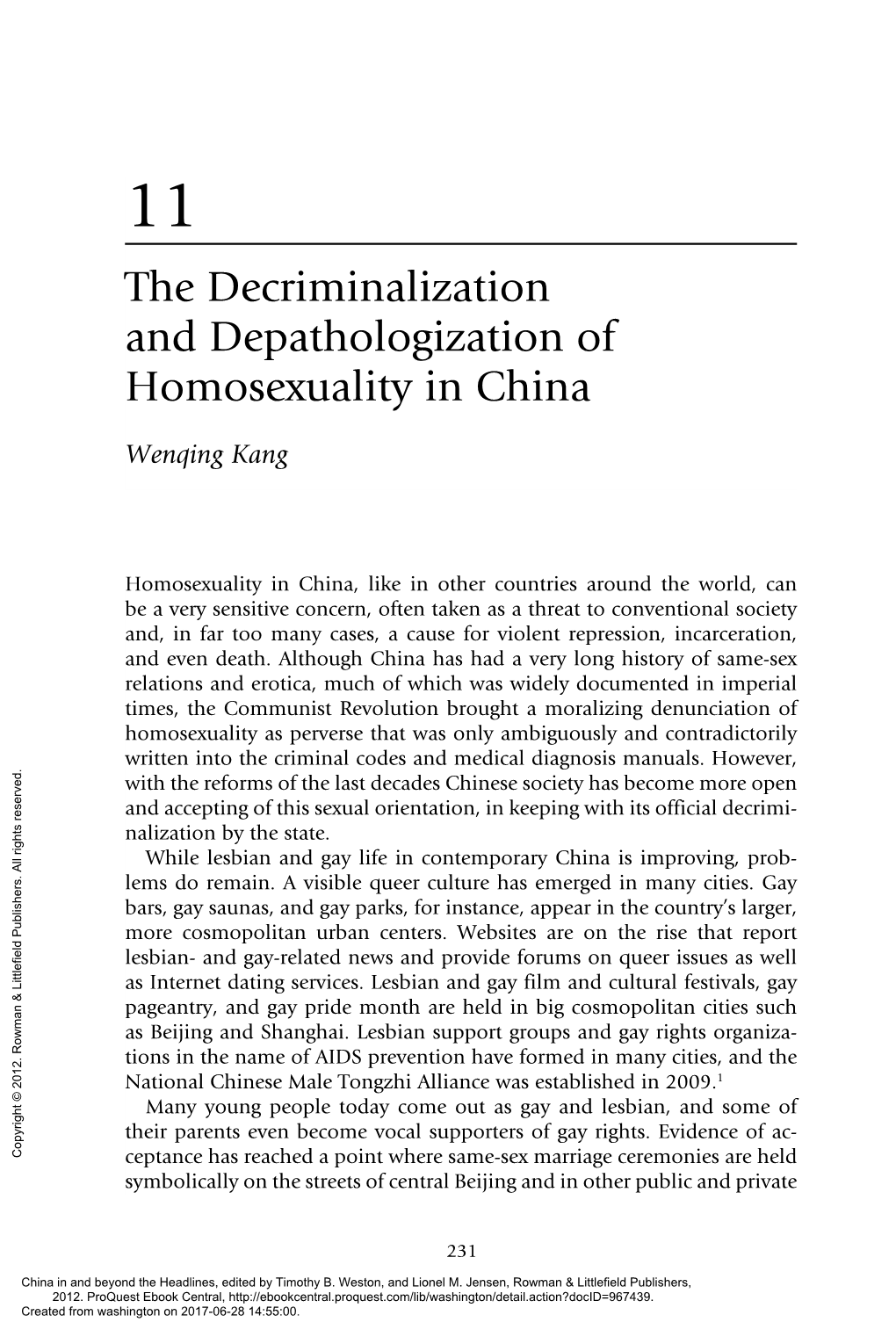Homosexuality in China