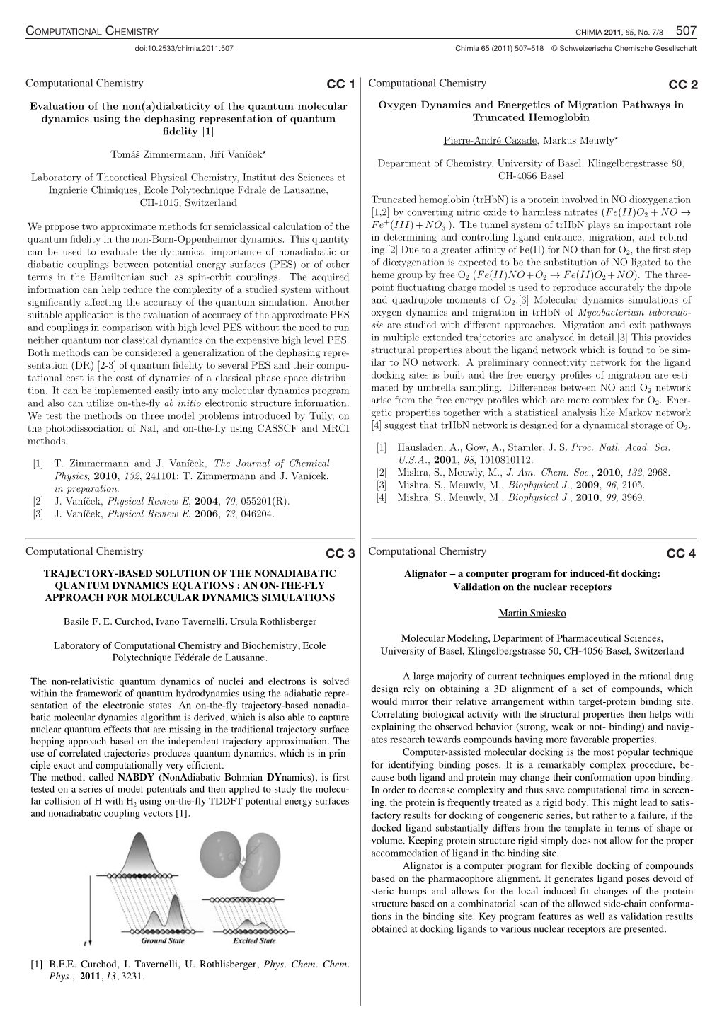 Computational Chemistry CHIMIA 2011, 65, No