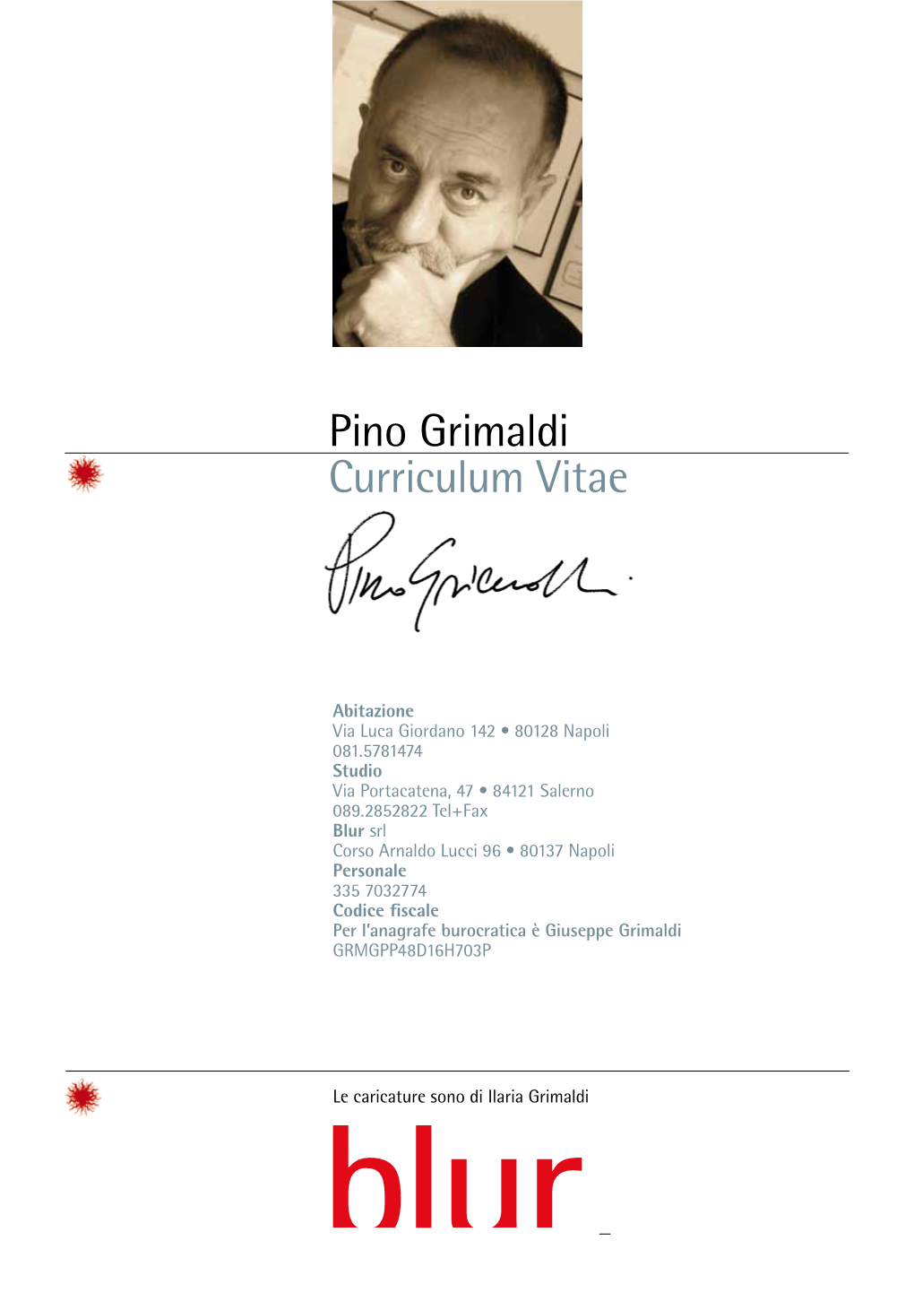 Pino Grimaldi Curriculum Vitae