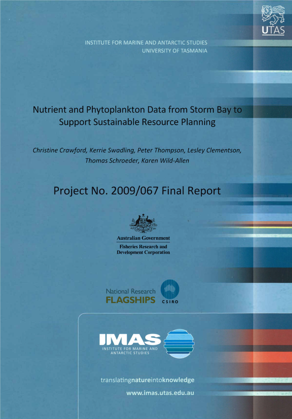 Risk Assessment of Impacts of Climate Change for Key Marine Species In