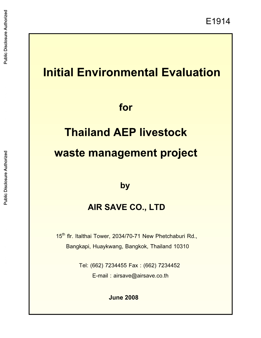 Chonburi Province Forestry Resource There Are a Total of 1,453 Km2 Or 908,125 Rais of Forest Area in Chonburi Province (As Shown in Fig