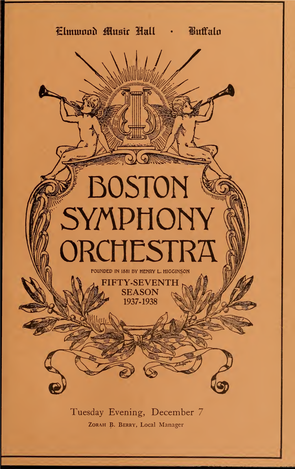 Boston Symphony Orchestra Concert Programs, Season 57,1937