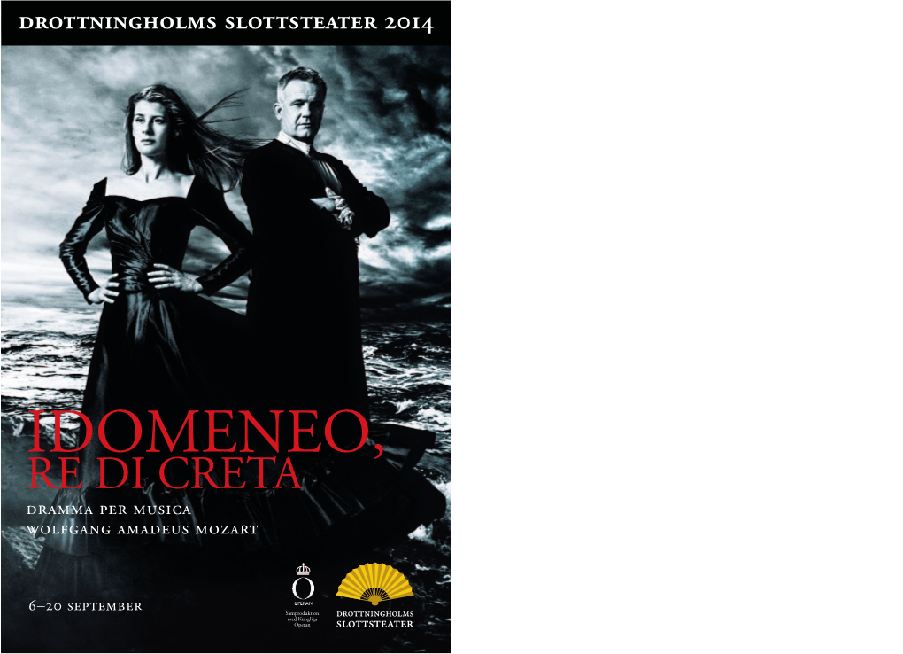 IDOMENEO, RE DI CRETA Dramma Per Musica Wolfgang Amadeus Mozart