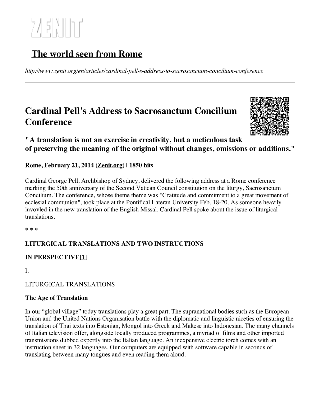 Zenit.Org/En/Articles/Cardinal-Pell-S-Address-To-Sacrosanctum-Concilium-Conference