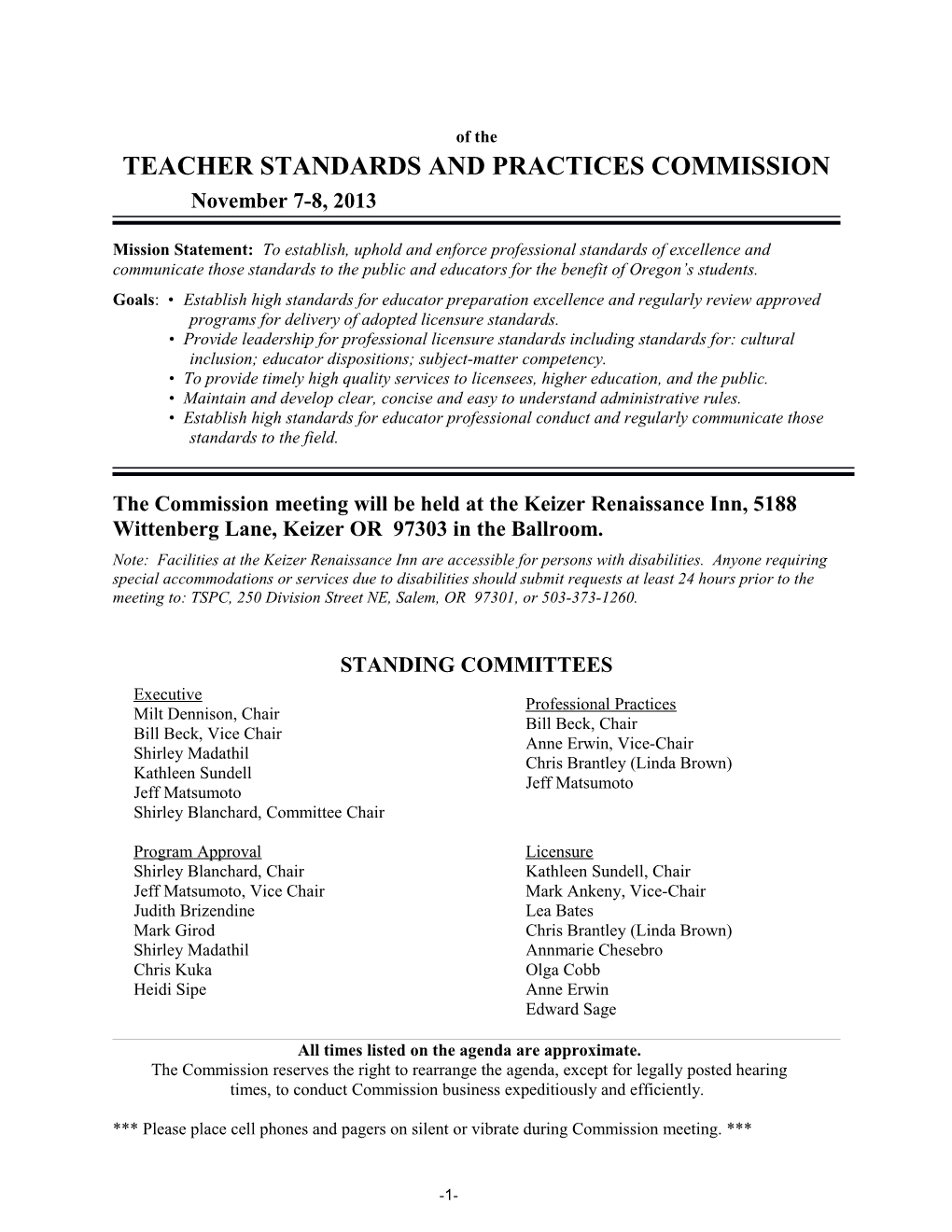 Teacher Standards and Practices Commission s5